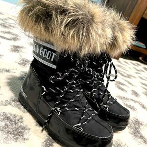 Moon Boot Monaco Faux Fur Short Snow Boots